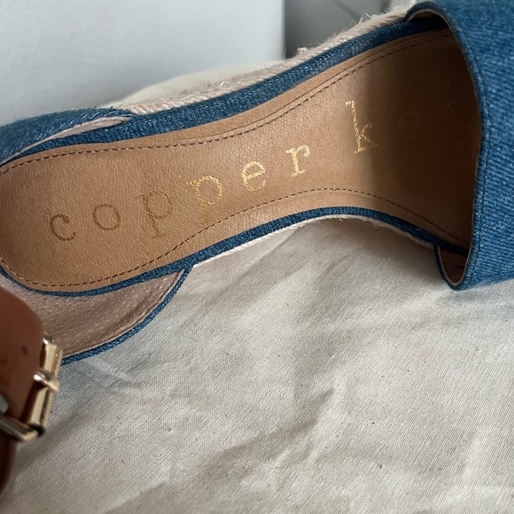 Copper Key Hightide Denim Blue Espadrille Wedge
Women’s Size 6 - Picture 2 of 4